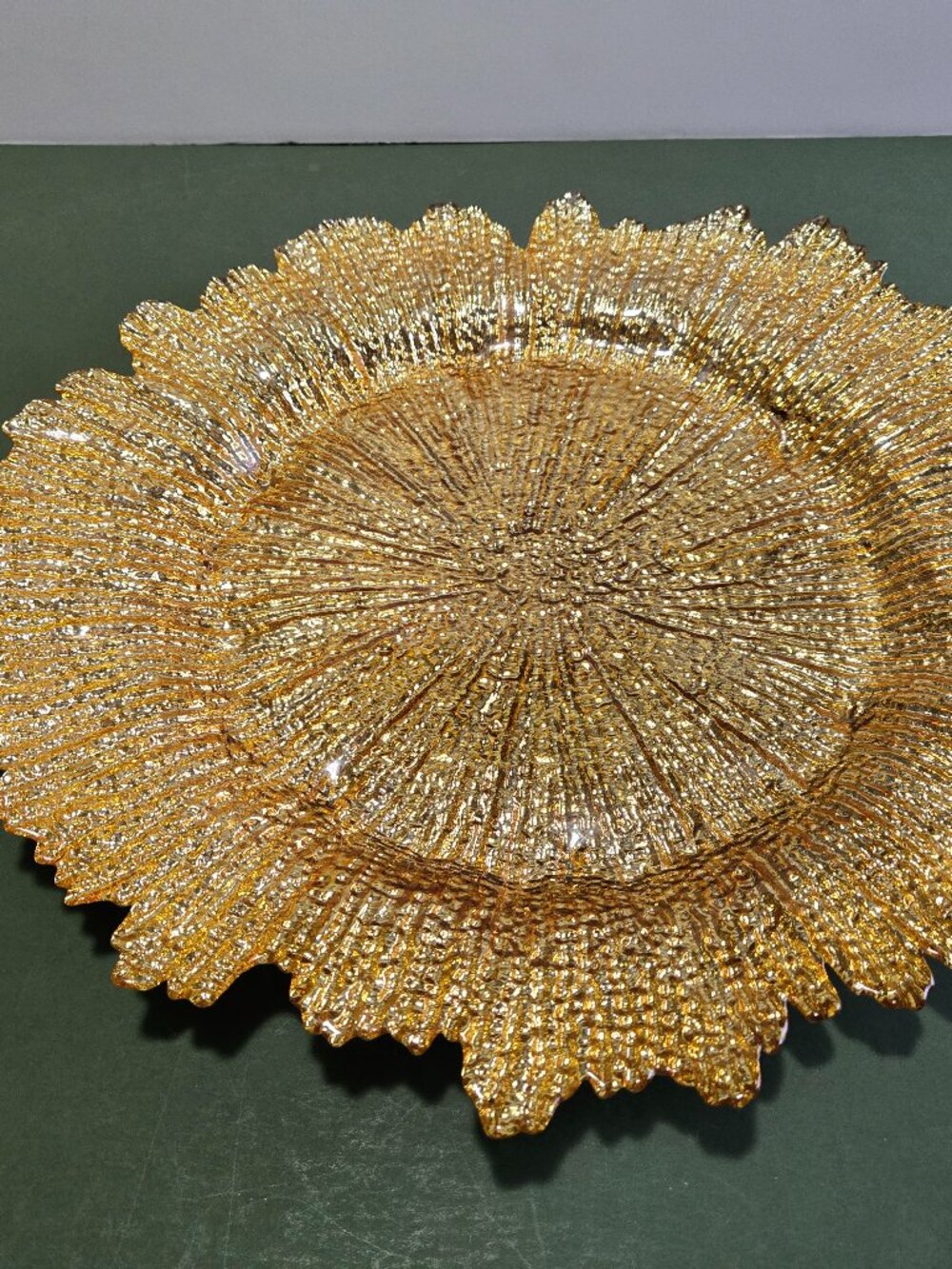Glass 'Charger' Plate